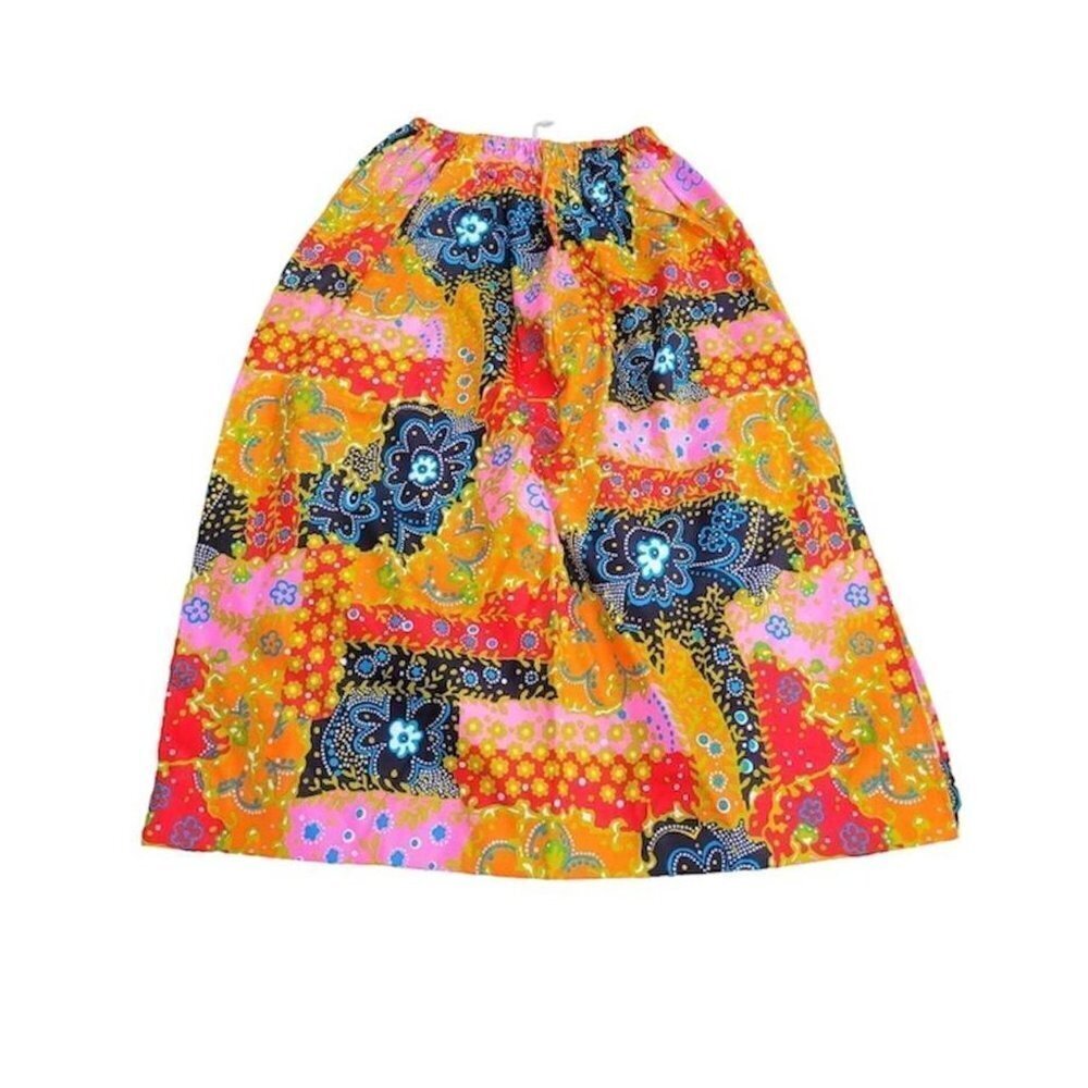 Vintage 60s Hippie Pattern Skirt